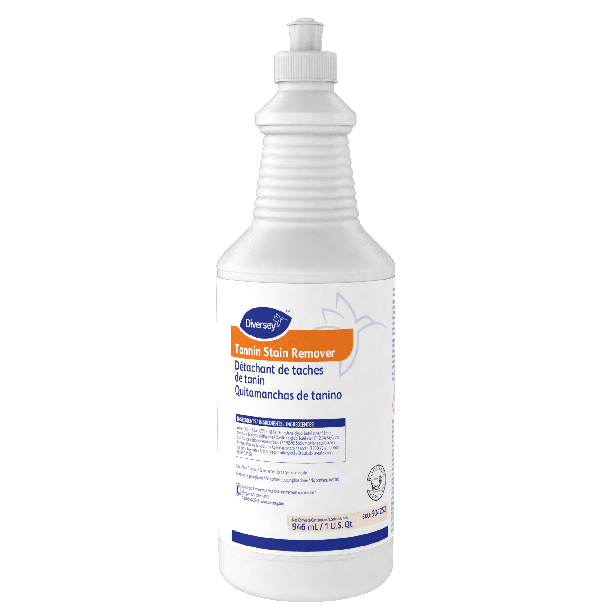 Diversey Fruity Scent Tannin Stain Remover 32 FLOZ Liquid RTU 6/Case