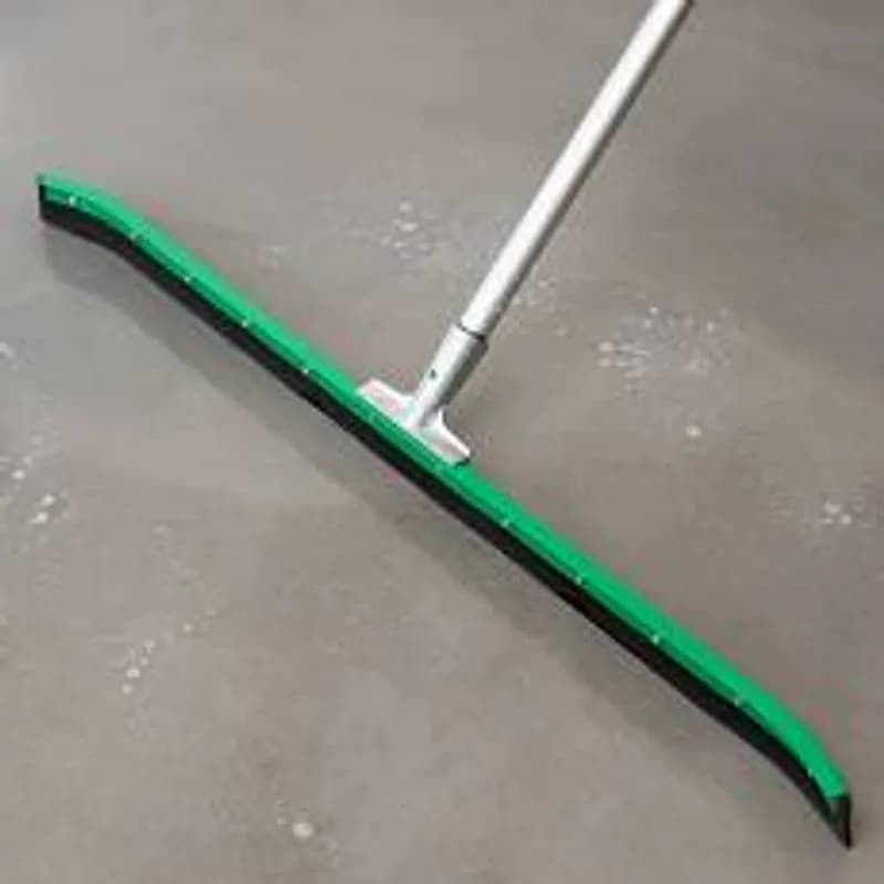 Floor Squeegee 36 IN Heavy Duty Rubber Black Curved 1/Each
