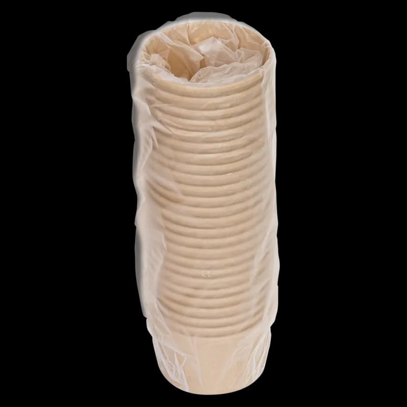 Soup Food Container Base 16 OZ Kraft Paperboard Kraft Squat Leak Resistant 500/Case