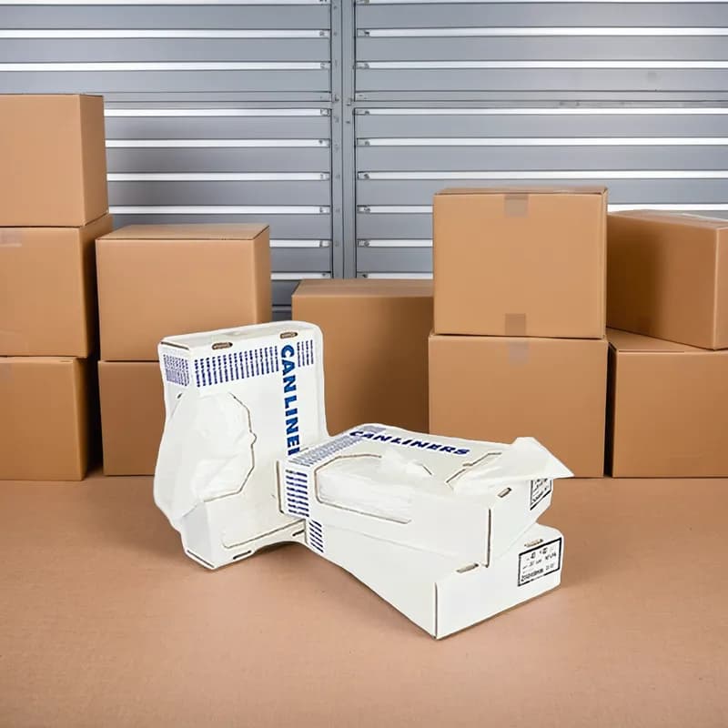 Victoria Bay Can Liner 33X39 IN White Plastic 0.75MIL Extra Heavy Roll 25 Count/Roll 6 Rolls/Case 150 Count/Case