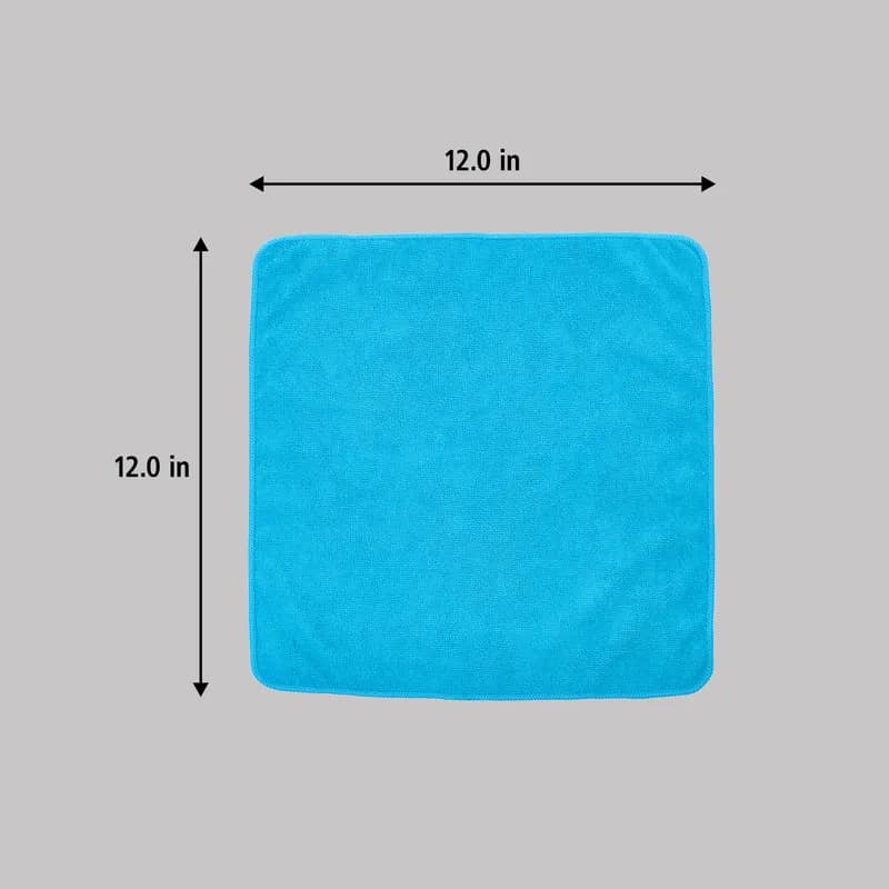 Hygen™ Cleaning Cloth 12X12 IN Microfiber Blue 288/Case