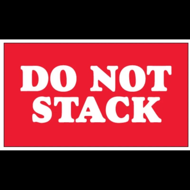 Do Not Stack Label 3X5 IN 500/Roll