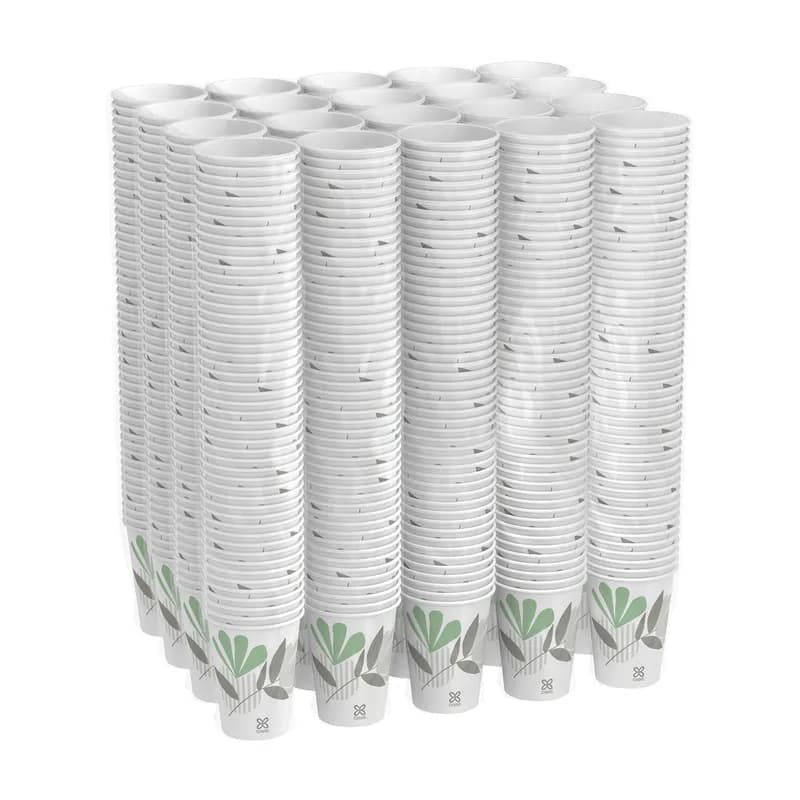 Dixie® Hot Cup 12 OZ Single Wall Poly-Coated Paper Multicolor Pathways 1000/Case