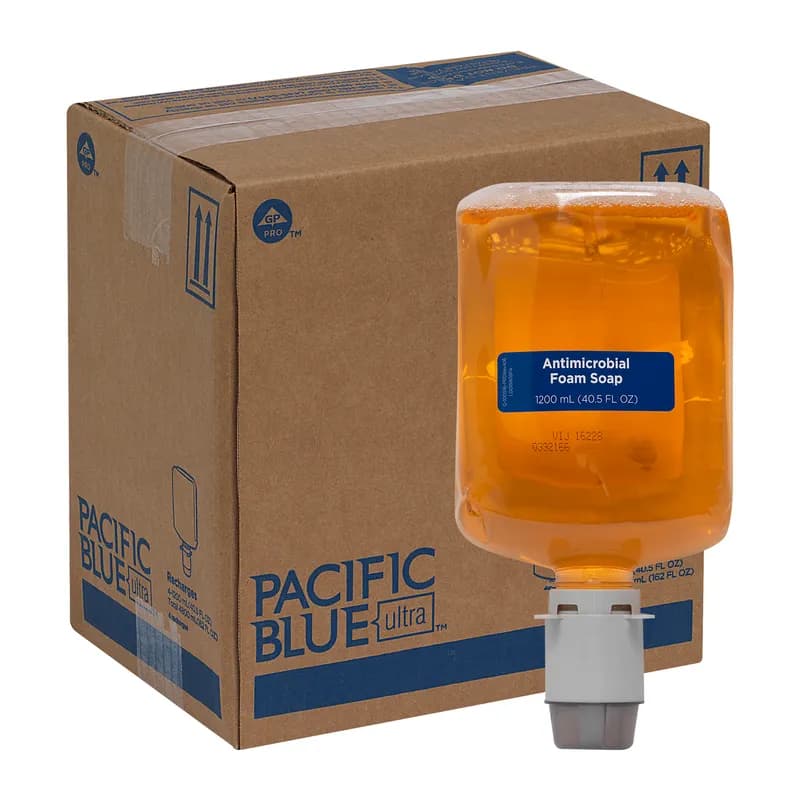 Pacific Blue Ultra™ Hand Soap Foam 1200 mL Pacific Citrus Orange Antimicrobial BZK 4/Case