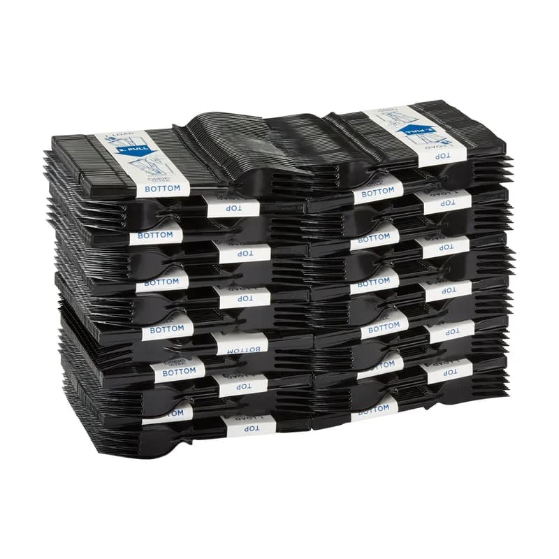 Dixie® Ultra SmartStock® Series-T Fork PS Black Medium Weight Refill 960/Case