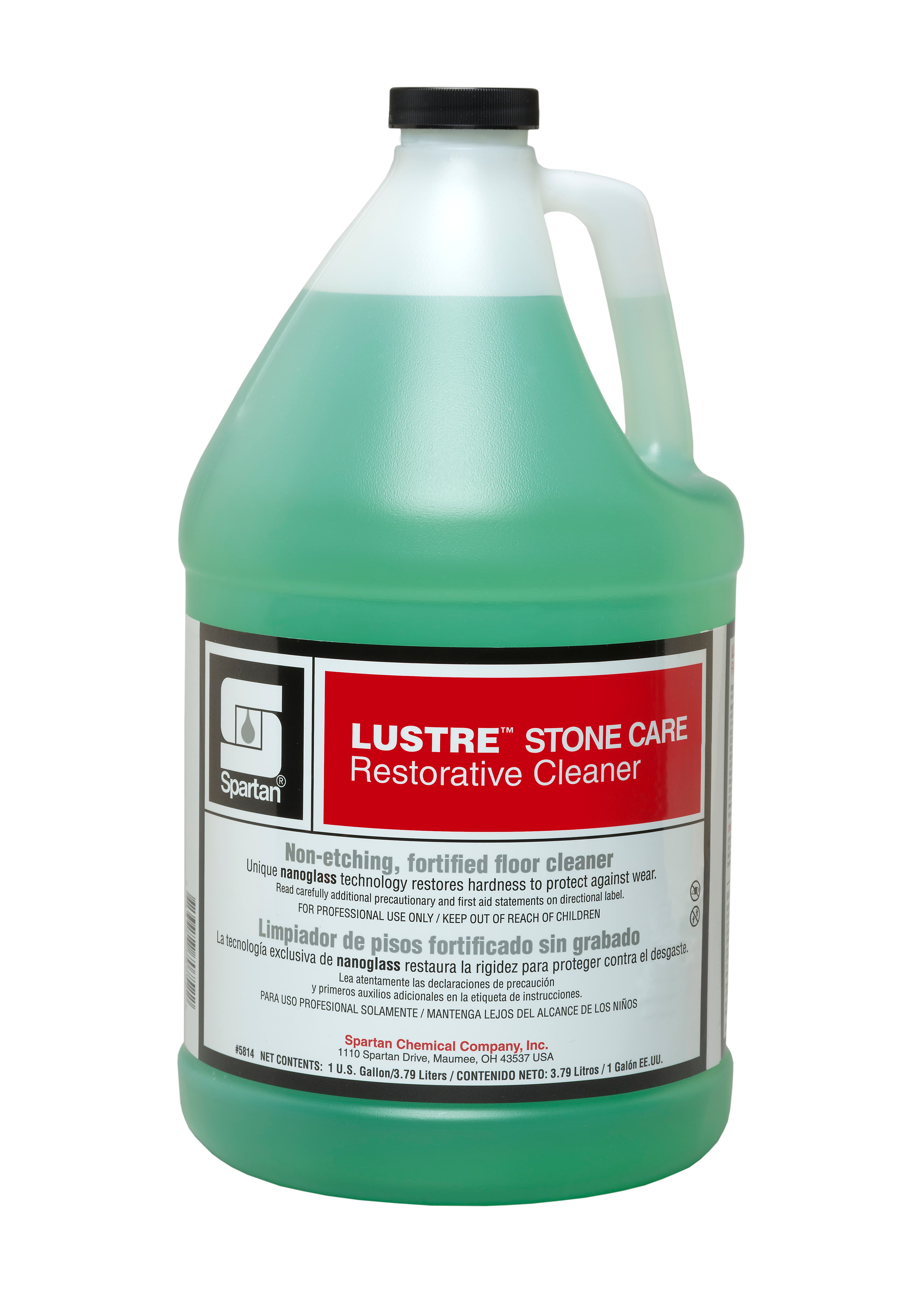 Lustre Stone Care Restorative Cleaner Lemon & Sage Floor Restorer 1 GAL Alkaline Concentrate 4/Case