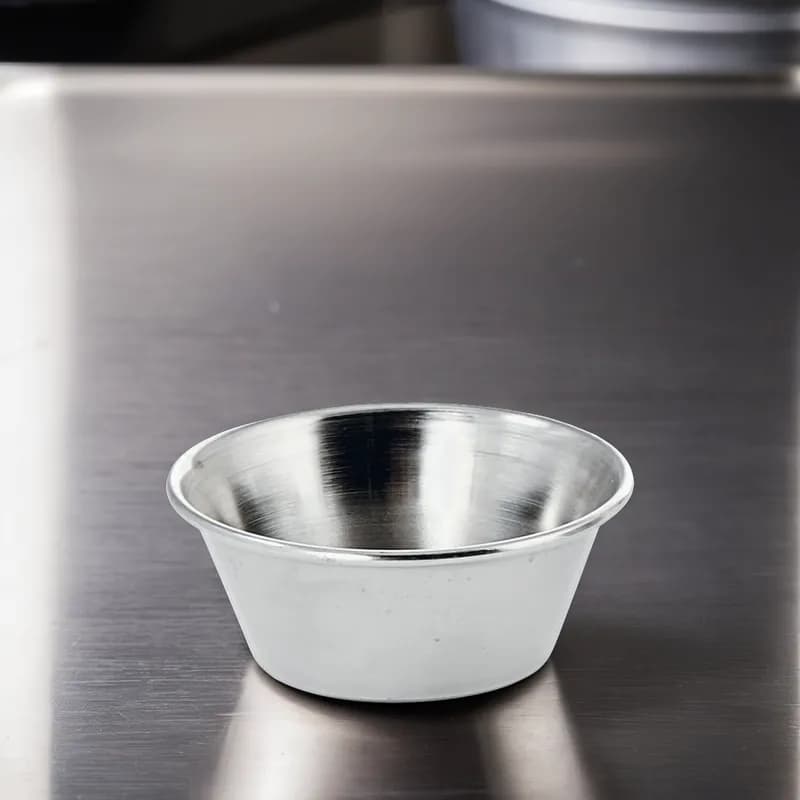Sauce Cup Ramekin 1.5 OZ Stainless Steel 12/Dozen