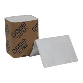Dixie® Ultra Dispenser Napkins 9.9X6.5 IN White Paper 2PLY Interfold Refill 250 Count/Pack 24 Packs/Case 6000 Count/Case