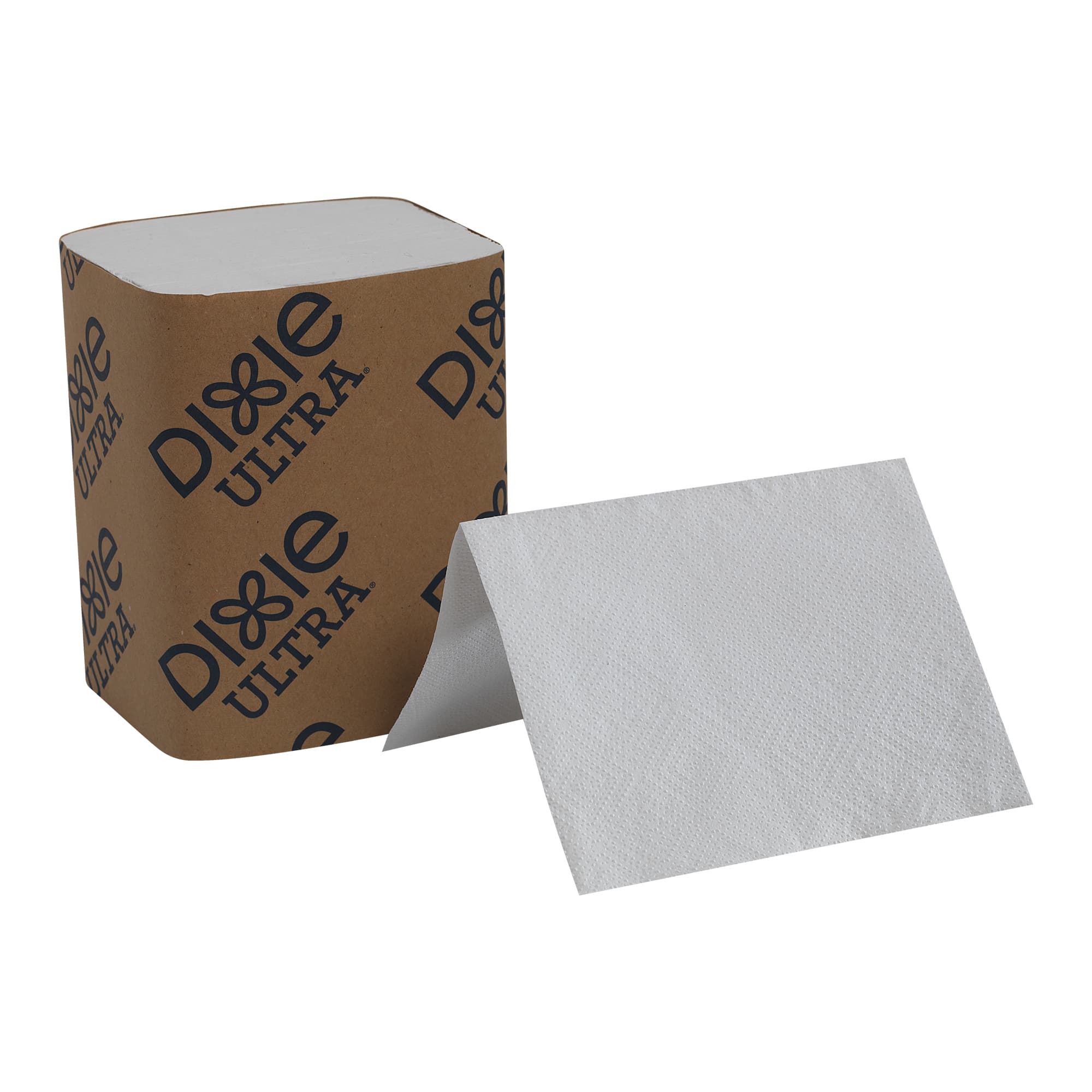 Dixie® Ultra Dispenser Napkins 9.9X6.5 IN White Paper 2PLY Interfold Refill 250 Count/Pack 24 Packs/Case 6000 Count/Case