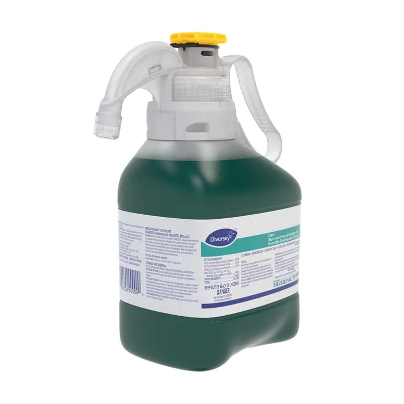 Crew® Fresh Scent Restroom Cleaner One-Step Disinfectant Deodorizer 1.4 L Neutral Liquid Concentrate 2/Case