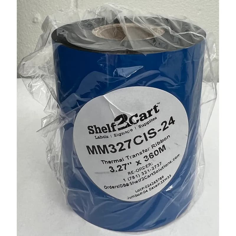 Ribbon 14.2X3.3 IN Black 24/Case