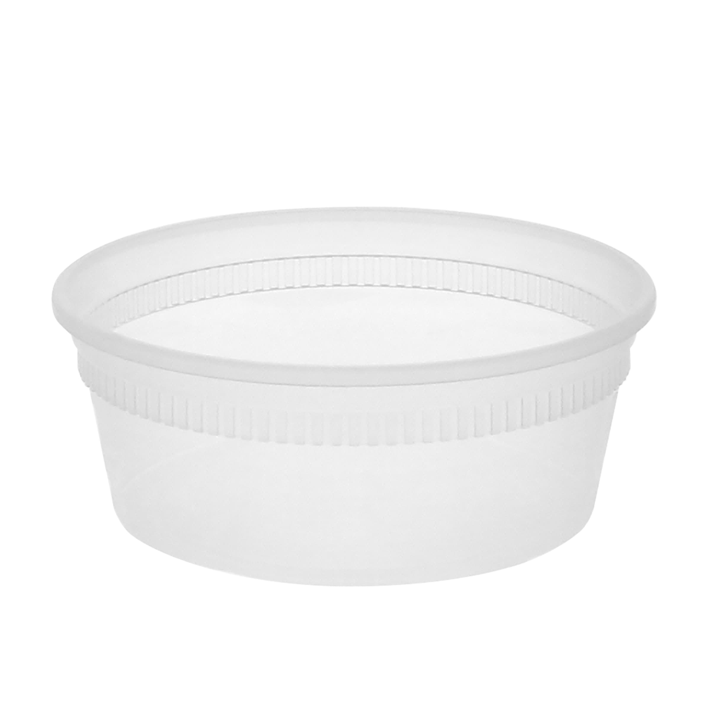 Deli Container Base 8 OZ PP Clear 480/Case