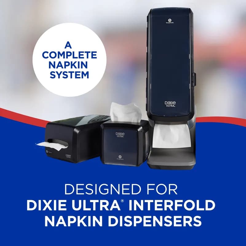 Dixie® Ultra Dispenser Napkins 9.9X6.5 IN Brown 2PLY Single Fold Refill 250 Sheets/Pack 24 Packs/Case 6000 Sheets/Case