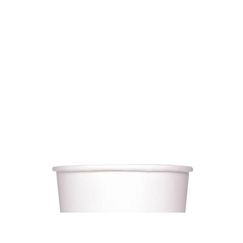 Karat® Food Container Base 24 OZ Double Wall Poly-Coated Paper White Round 600/Case