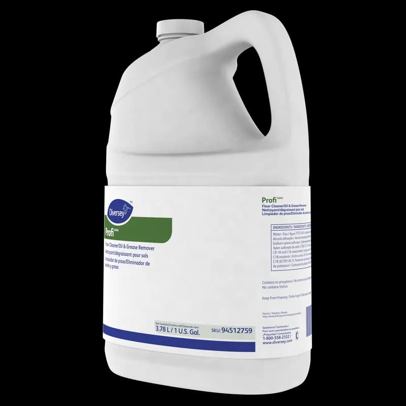 Profi Floor Cleaner Degreaser 1 GAL Neutral Liquid Concentrate Non-Butyl Kosher 4/Case