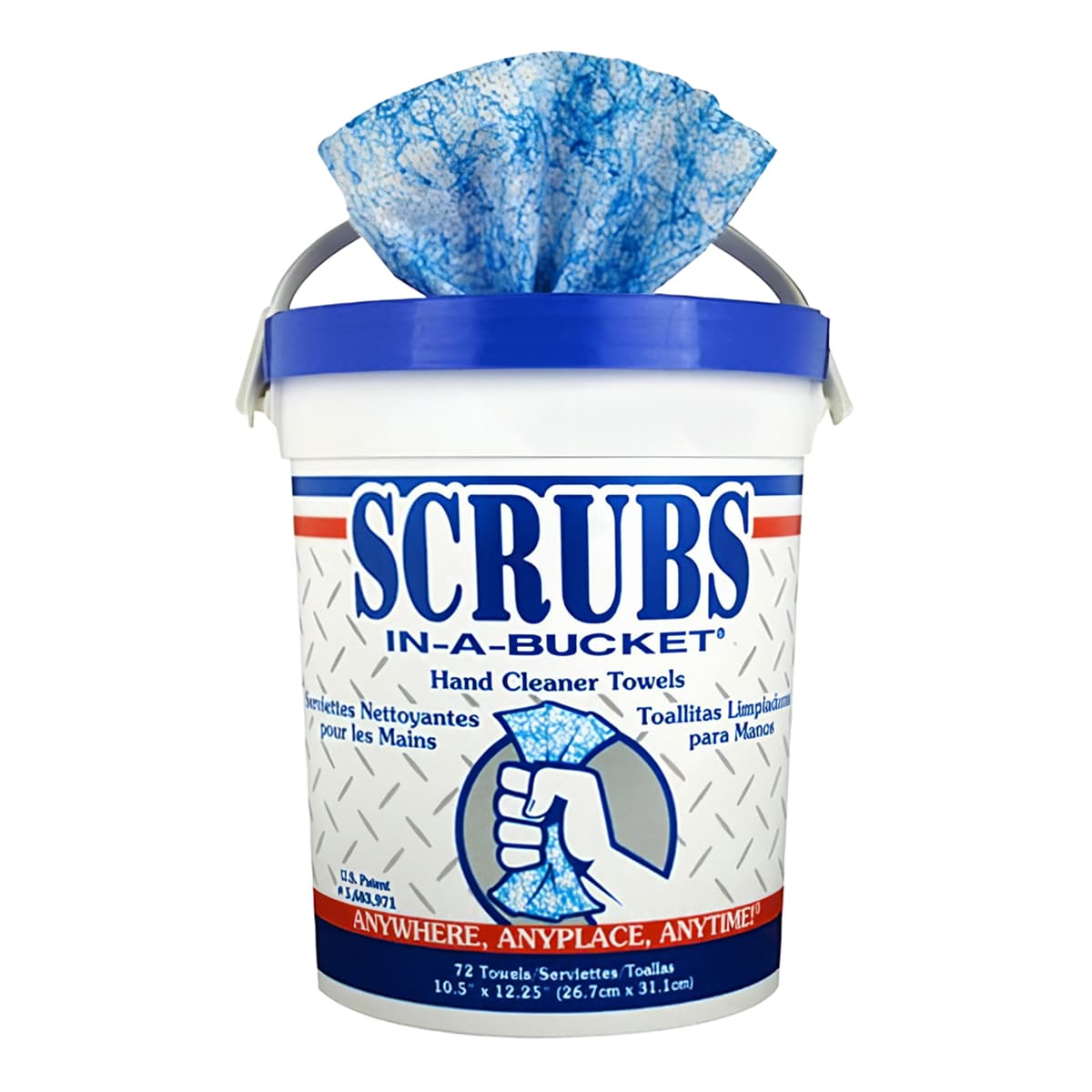 Scrubs® Hand Cleaner 10X12 IN Citrus Scent 72 Sheets/Pack 6 Packs/Case 432 Sheets/Case