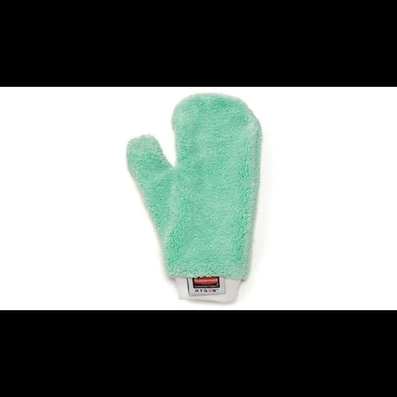 Hygen™ Duster Mitt 11.90X9.90X2 IN Microfiber Green 1/Each