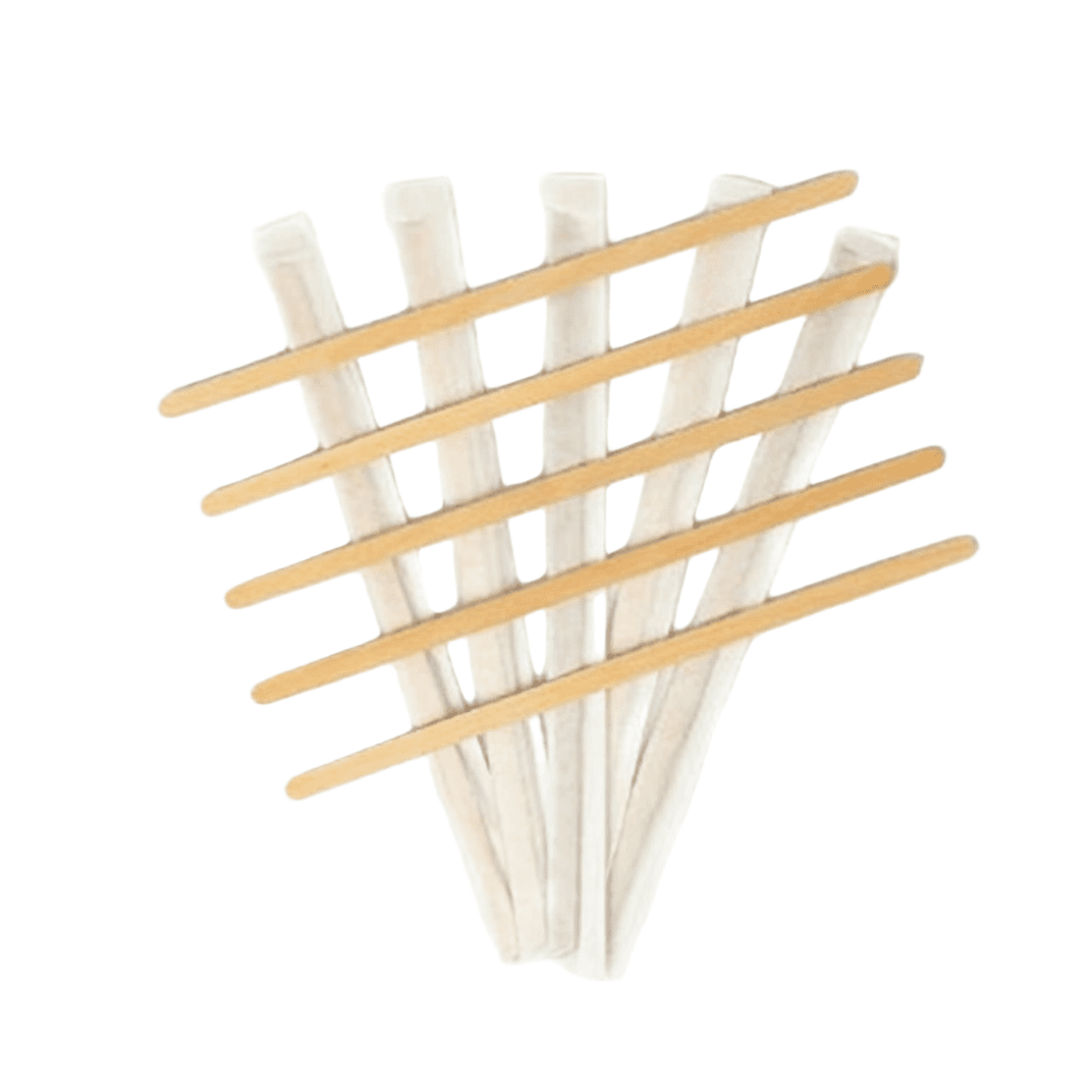 Stirrer 7.75 IN Wood Natural Paper Wrapped 5000/Case