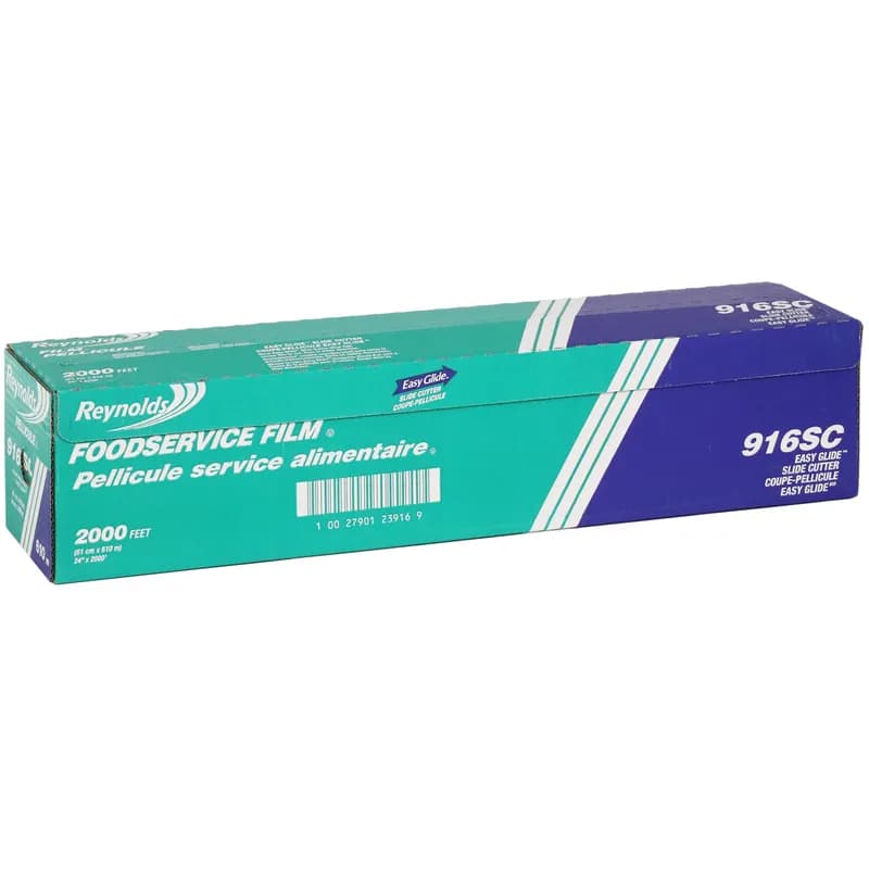 Multi-Purpose Cling Film Roll 24IN X2000FT PVC Clear 1/Case
