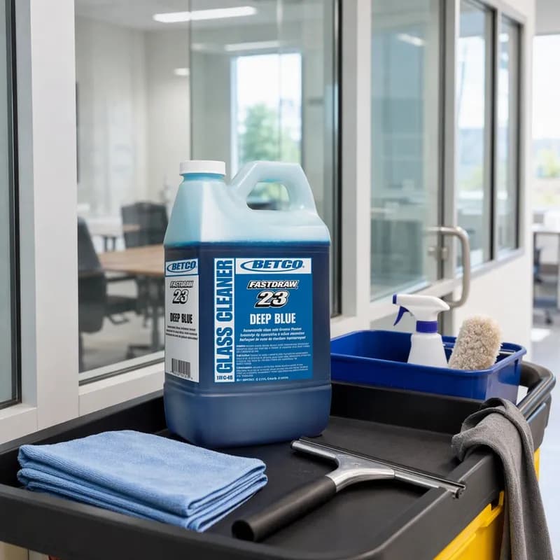 FastDraw® Deep Blue #23 Window & Glass Cleaner 2 L Multi Surface Concentrate Liquid Ammoniated 4/Case
