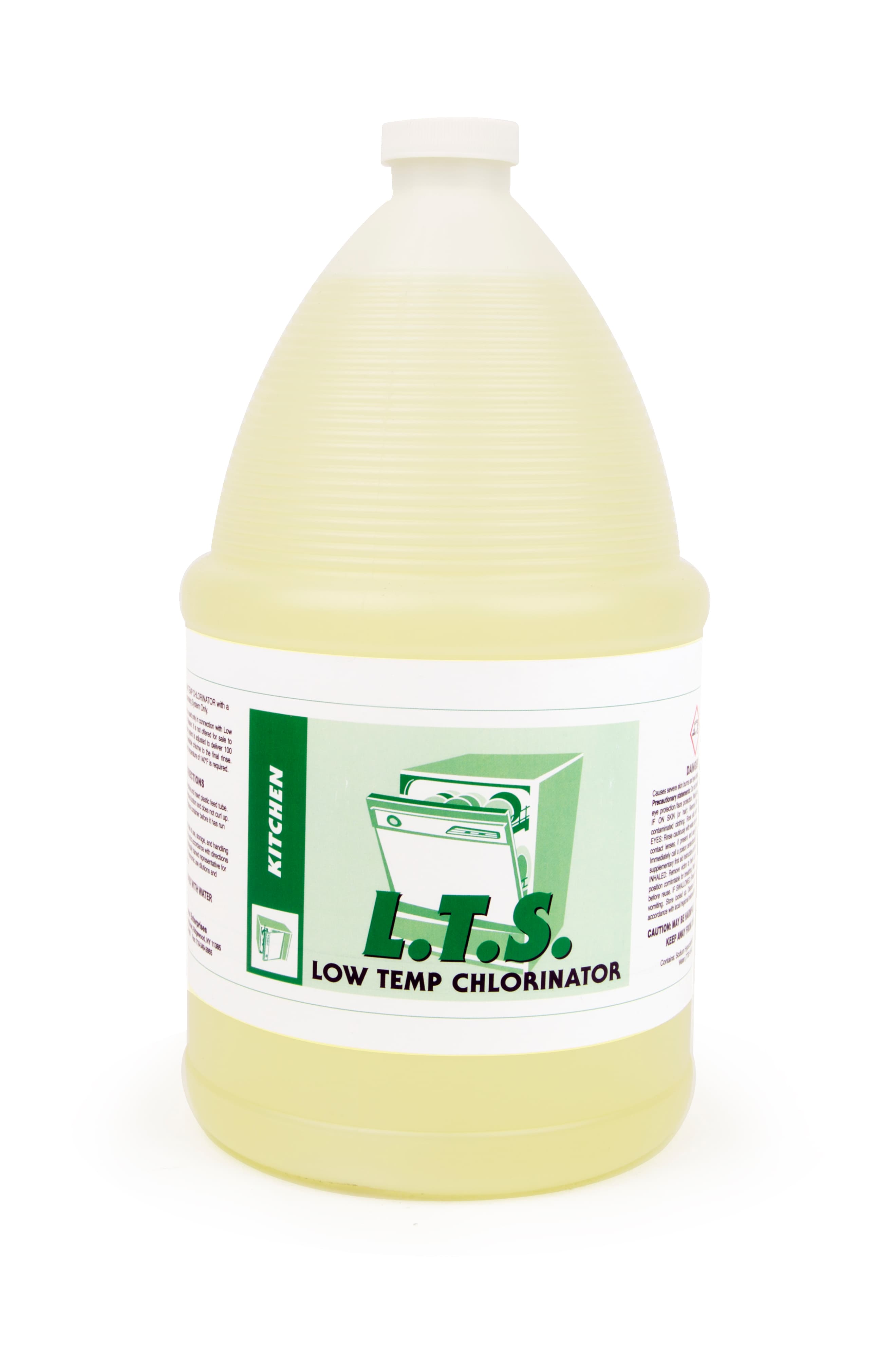 Unscented Dishmachine Sanitizer 1 GAL Low Temperature Liquid Chlorinator 4/Case
