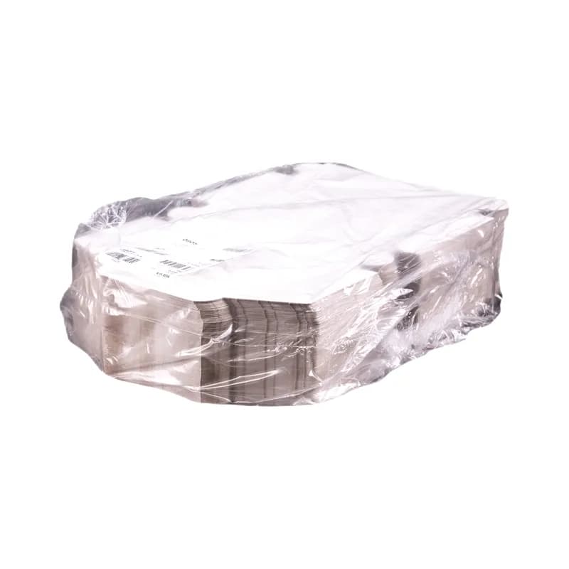Bakery Box 6X6X3 IN Clay-Coated Kraft Board White Kraft Square Lock Corner Tuck Top 250/Bundle