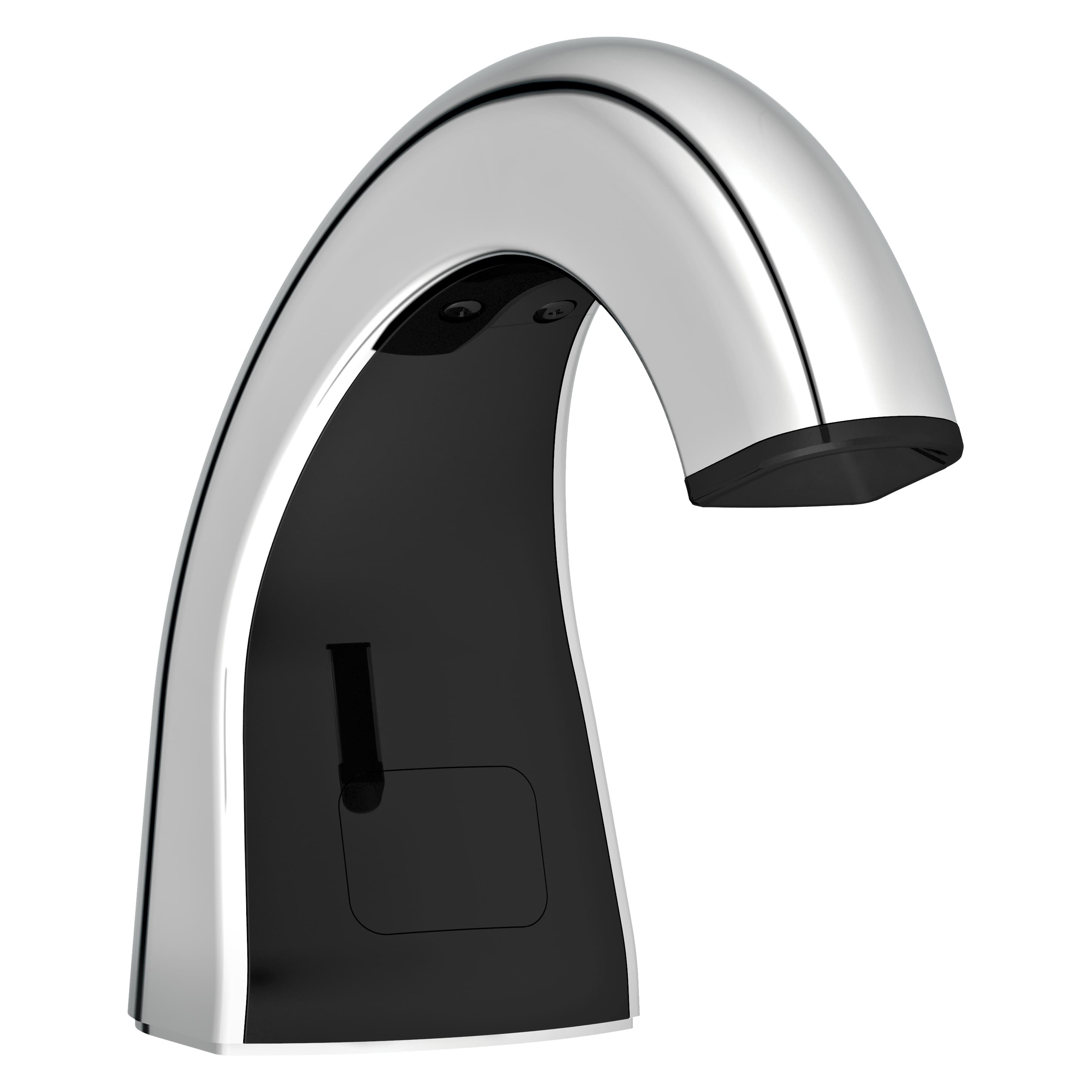 OneShot® Soap Dispenser Liquid Chrome Black Plastic Touchless Counter Mount 1/Each