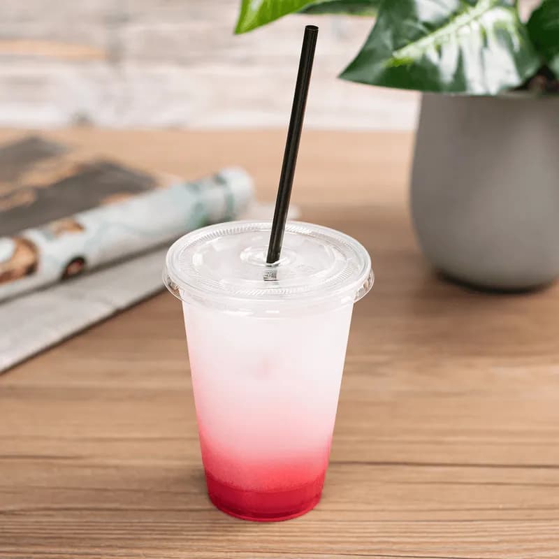 Karat® Lid Flat 95MM PS For 16 OZ Cup 1000/Case