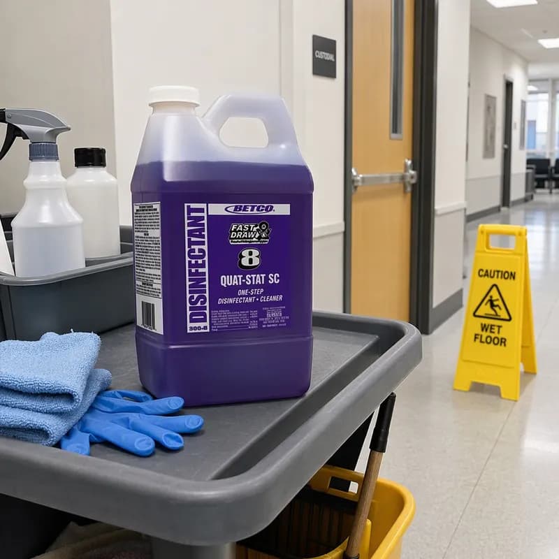 Quat-Stat SC #8 Disinfectant Cleaner 2 L Concentrate Liquid For Fast Draw® 4/Case