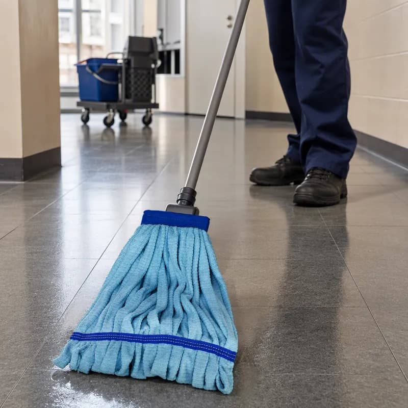 Impact® Wet Mop 7.95X2.85X15.95 IN Blue Microfiber 12/Case