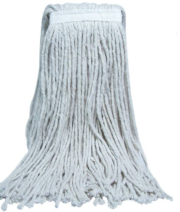 Mop Head #24 20 OZ Cotton 4PLY Cut End Narrow Headband 1/Case
