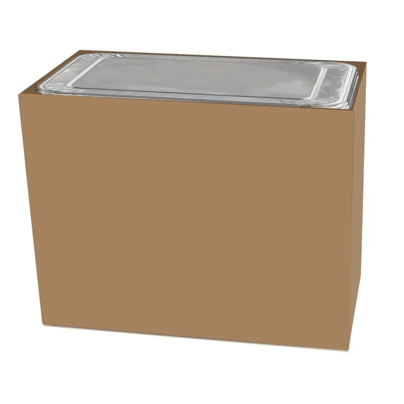 Steam Table Pan 1/4 Size 10X6.125 IN Aluminum Rectangle 200/Case