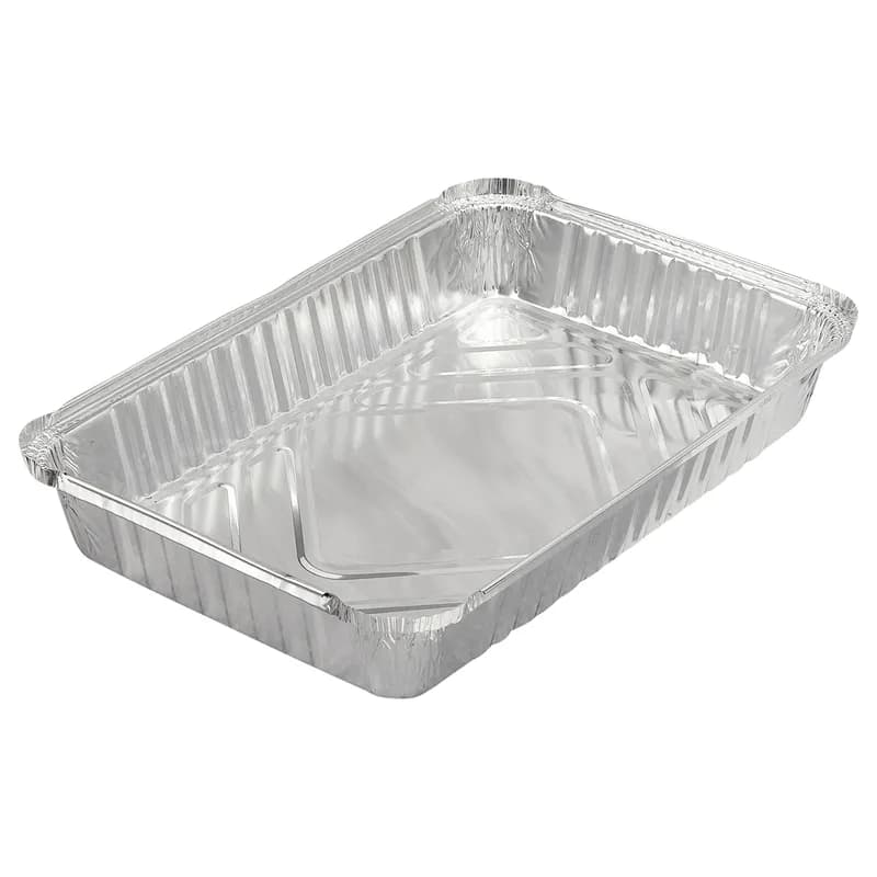Victoria Bay Take-Out Container Base 64 OZ Aluminum Silver Oblong 150/Case