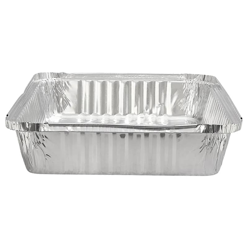Victoria Bay Take-Out Container Base 64 OZ Aluminum Silver Oblong 150/Case