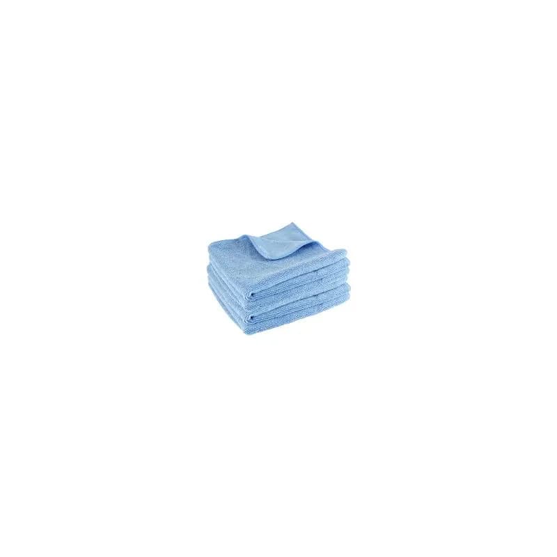 JaniFiber Cleaning Cloth 16X16 IN Standard Microfiber Light Blue 24/Box