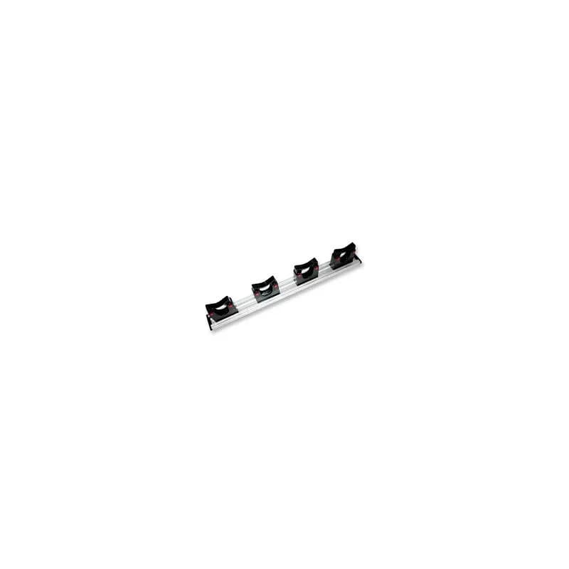 Tool Holder 18 IN Anodized Aluminum Rubber Plastic Multi-Position With Rail 1/Each