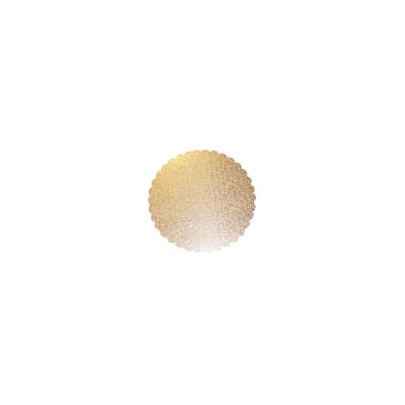 Cake Circle 16 IN Corrugated Cardboard Gold Double Wall 25/Case