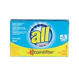 All® Ultra Laundry Detergent 2 FLOZ Powder Coin Vend 100/Case