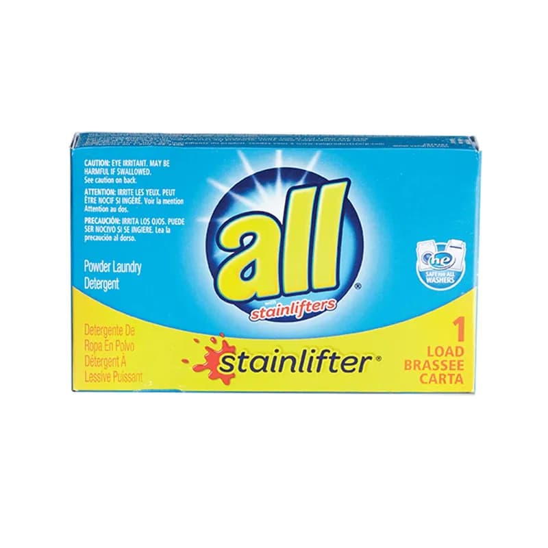 All® Ultra Laundry Detergent 2 FLOZ Powder Coin Vend 100/Case