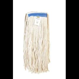 Mop Head 20 OZ White Cotton 4PLY Cut End 1IN Narrow Headband 1/Each