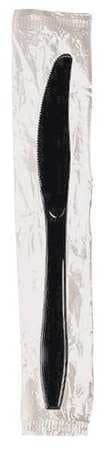 WNA Knife PP Black Heavy Duty Individually Wrapped 1000/Case