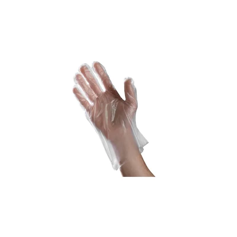 Food Service Gloves XL Clear Plastic Powder-Free 500 Count/Pack 4 Packs/Case 2000 Count/Case