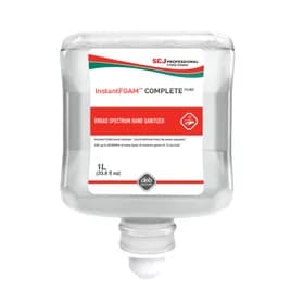 InstantFOAM Complete Hand Sanitizer Foam 1000 mL Clear 80% Ethyl Alcohol 6/Case