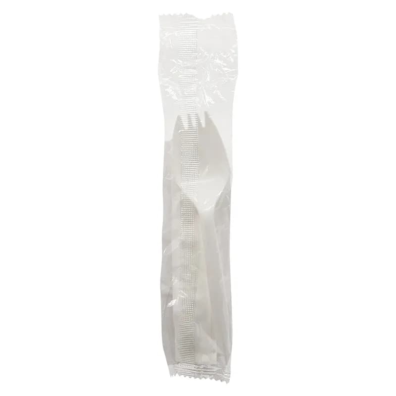 Victoria Bay 2PC Cutlery Kit PP White Medium Weight With Napkin, Spork 1000/Case