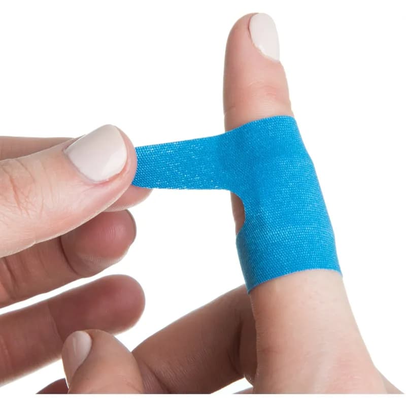 Mani-Kare® Adhesive Bandage Blue PP Refill Knuckle Bandage Latex-Free 15 Count/Pack 3 Count/Case
