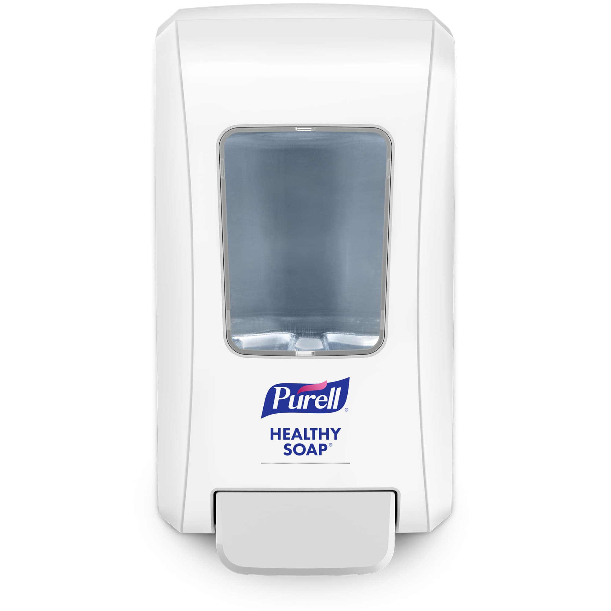 Purell® HEALTHY SOAP™ Hand Soap Dispenser 2000 mL White ABS Wall Mount Push Lever High Capacity For FMX-20 1/Each