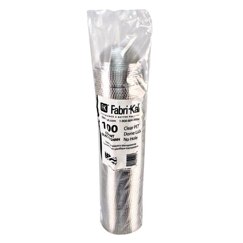 Kal-Clear Lid 4X1.8 IN PET Clear For 16-24 OZ Cold Cup No Hole 1000/Case