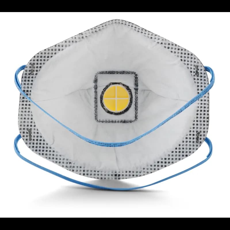 3M™ 8577 Respirator White Carbon Nuisance Level Organic Vapor Relief 10 Count/Pack 8 Packs/Case