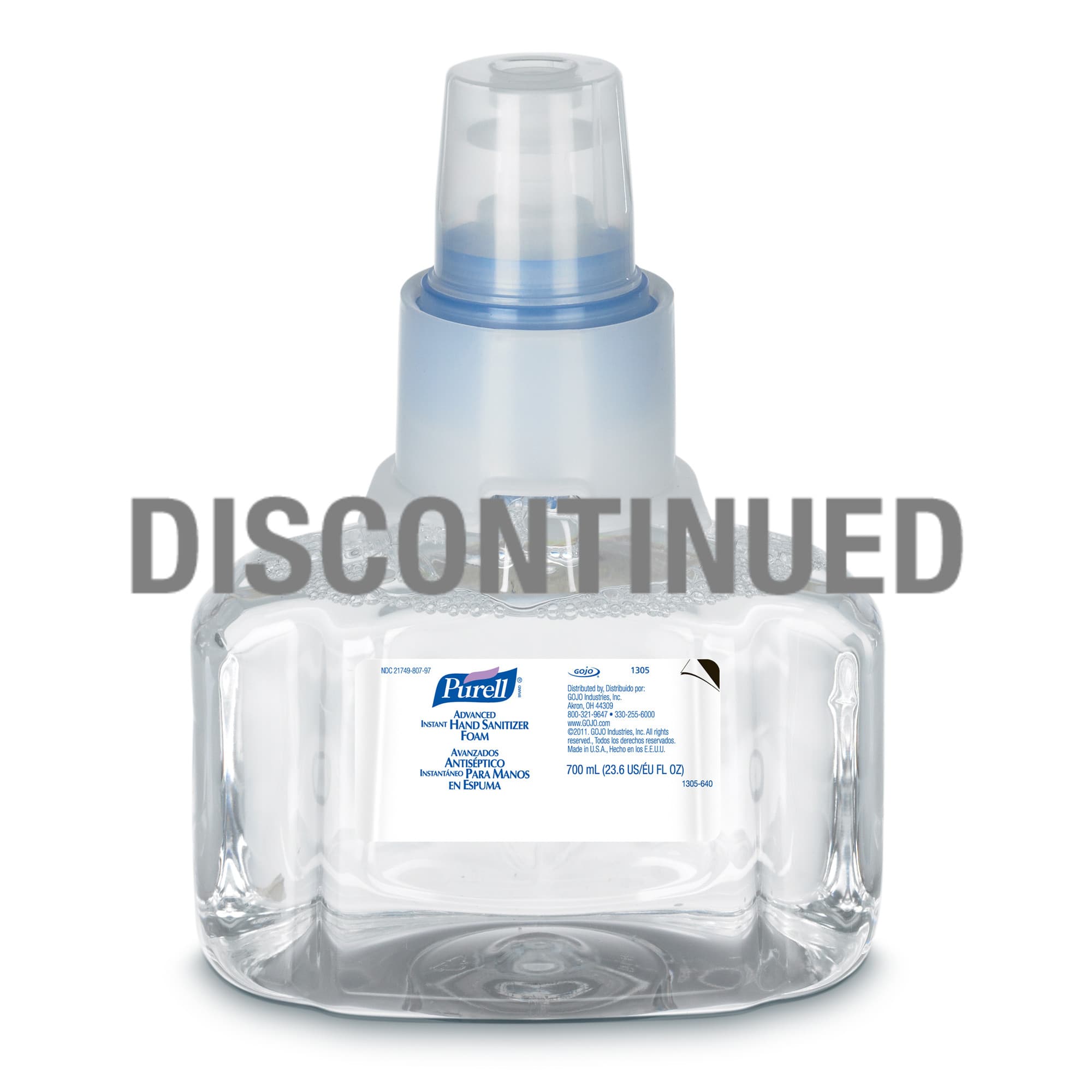 Purell® Hand Sanitizer Foam 700 mL 3.58X5.07X6.69 IN Clean Scent 70% Ethyl Alcohol For LTX-7 3/Case