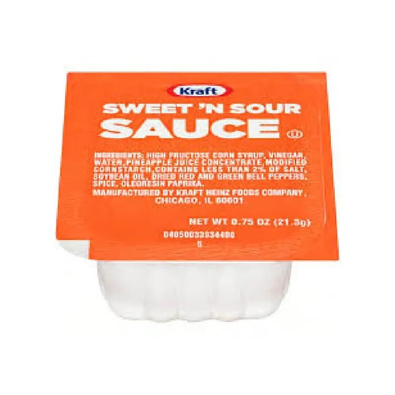Sweet & Sour Sauce 1 OZ Single Packets 100/Case